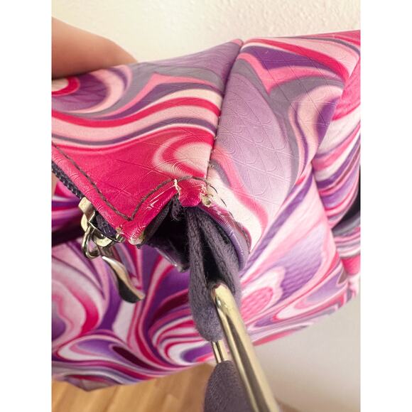Y2K Psychedelic Swirl Crossbody Shoulder Bag - Picture 15 of 16